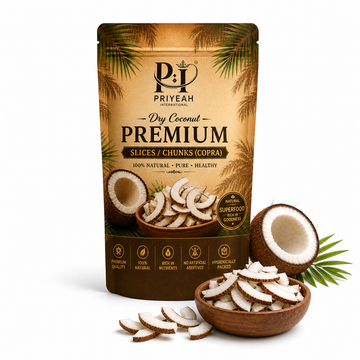 Dried Coconut Slices Premium Coconut Chips Natural Dry Fruit Tasty Snack Tropical Flavor