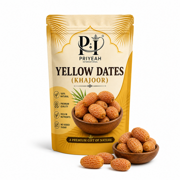Premium Dried Yellow Dates 100% Natural Sweet & Healthy Dry Fruit Soft Texture