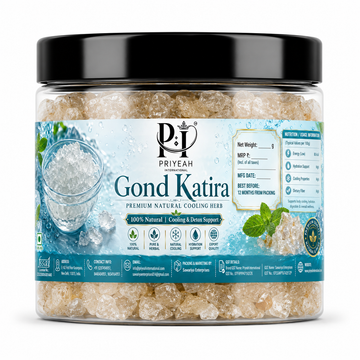 Gond Katira Premium Natural Edible Gum Crystal Cooling Summer Drink Ingredient  Natural Coolant