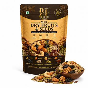 Mixed Dry Fruits Almond Cashew Walnut Raisins Black Raisins Sunflower Pumpkin Chia Seeds Mix Healthy Combo